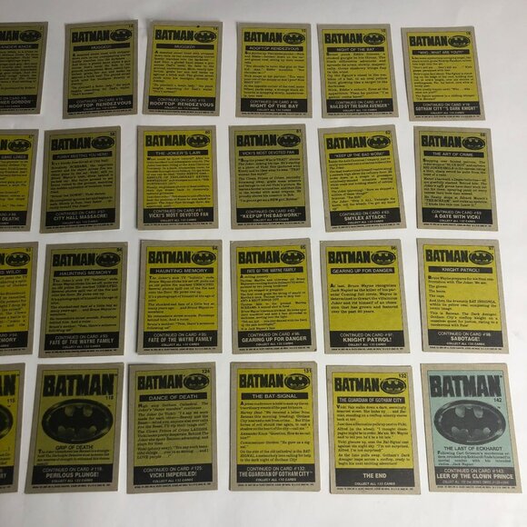 Lot of 62 1989 Topps Batman The Movie Trading & Sticker Cards - Picture 4 of 12